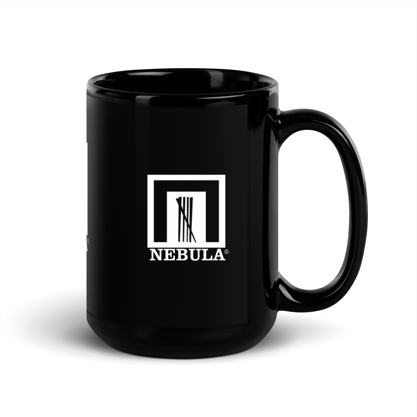 Nebula5ive Black Glossy Mug