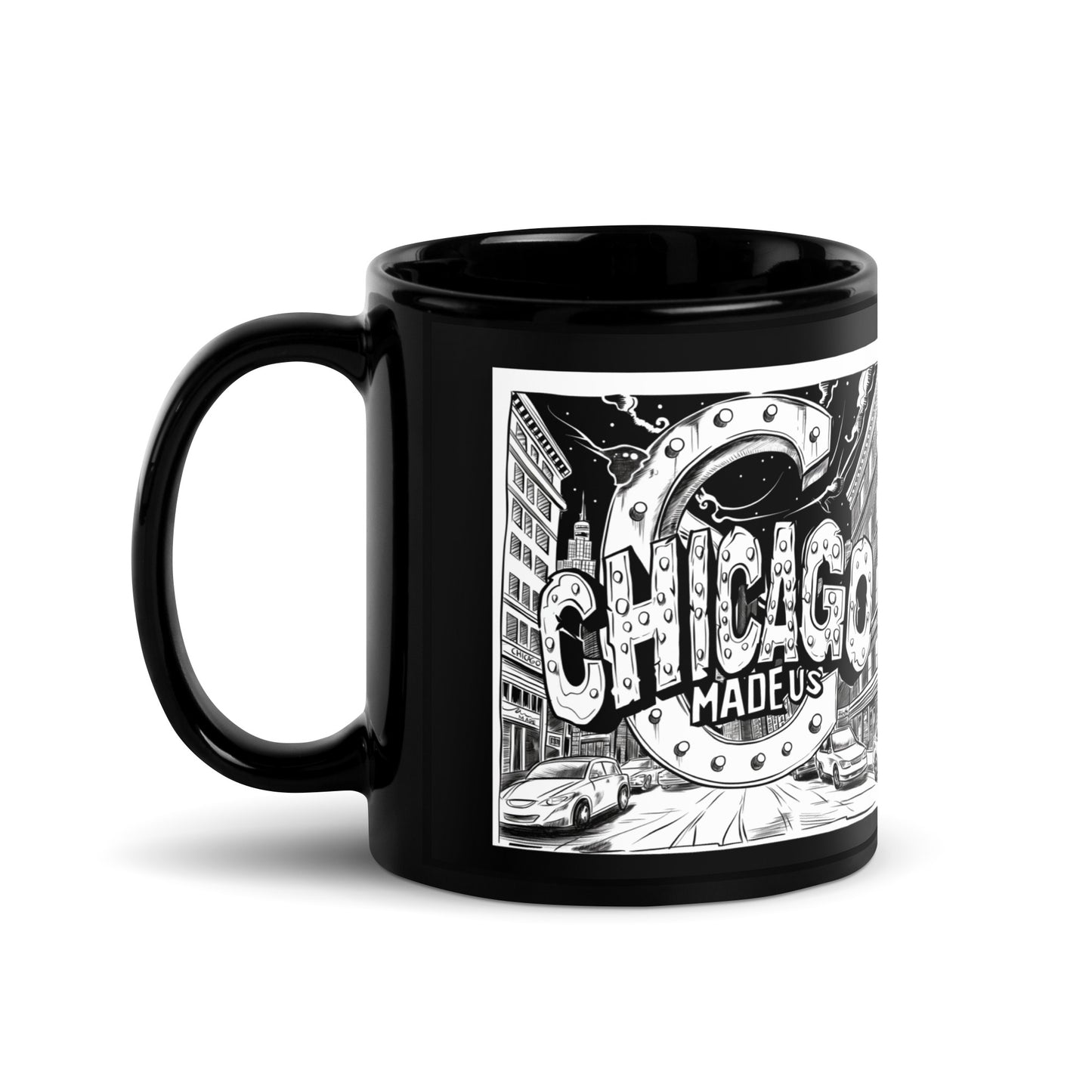 Black Glossy Mug