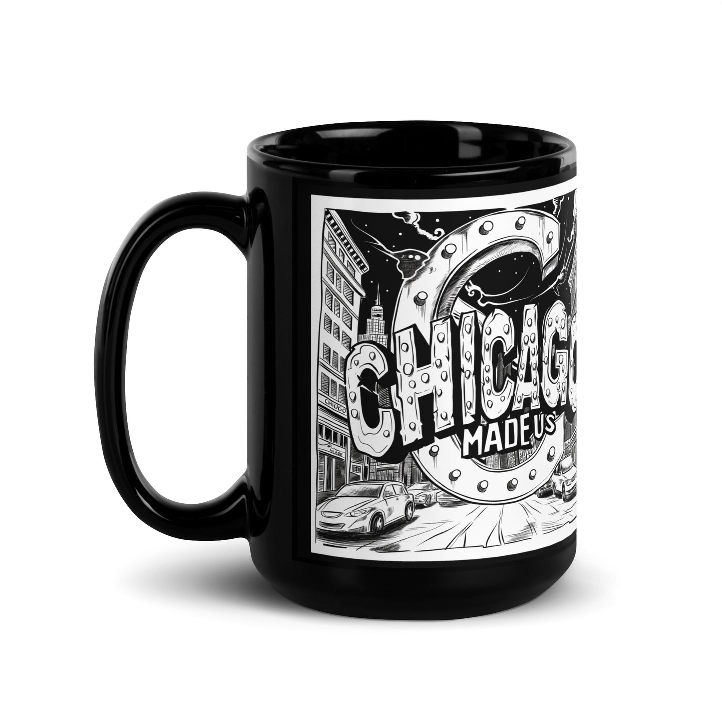 Black Glossy Mug