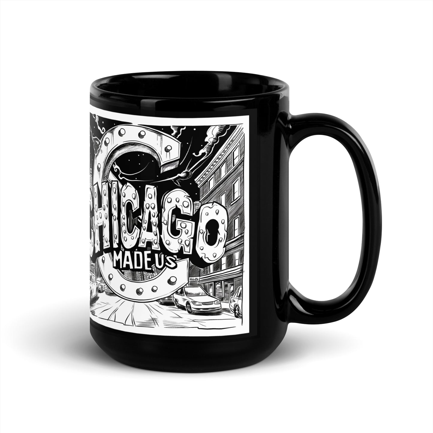 Black Glossy Mug